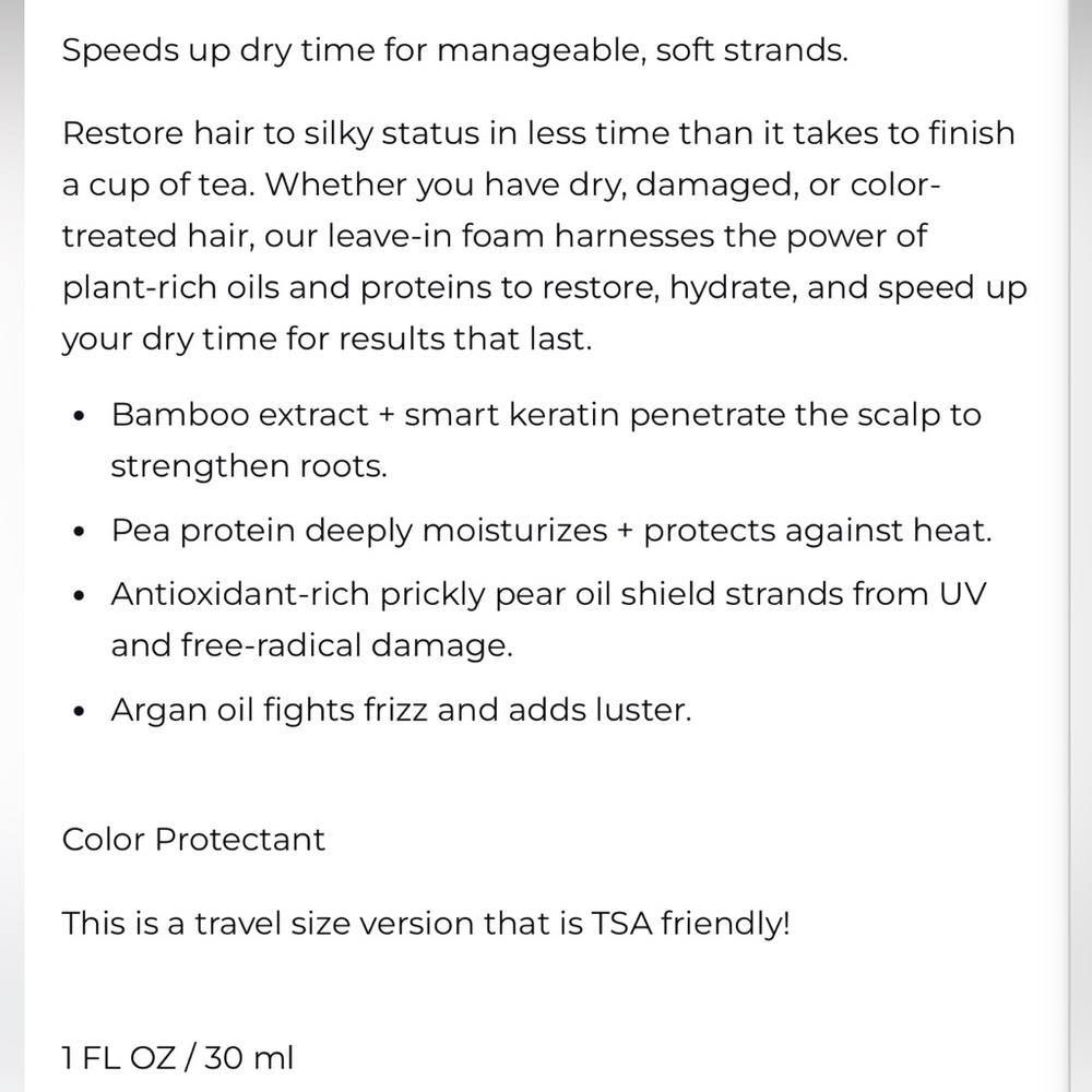 💖🆕💖 NatureLab Tokyo Perfect Hair Leave In Treatment 30 mL - Picture 2 of 9
